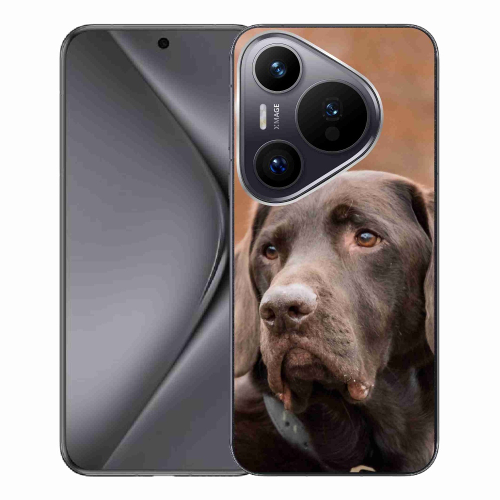 Gelový obal mmCase na Huawei Pura 70 Pro - hnědý labrador