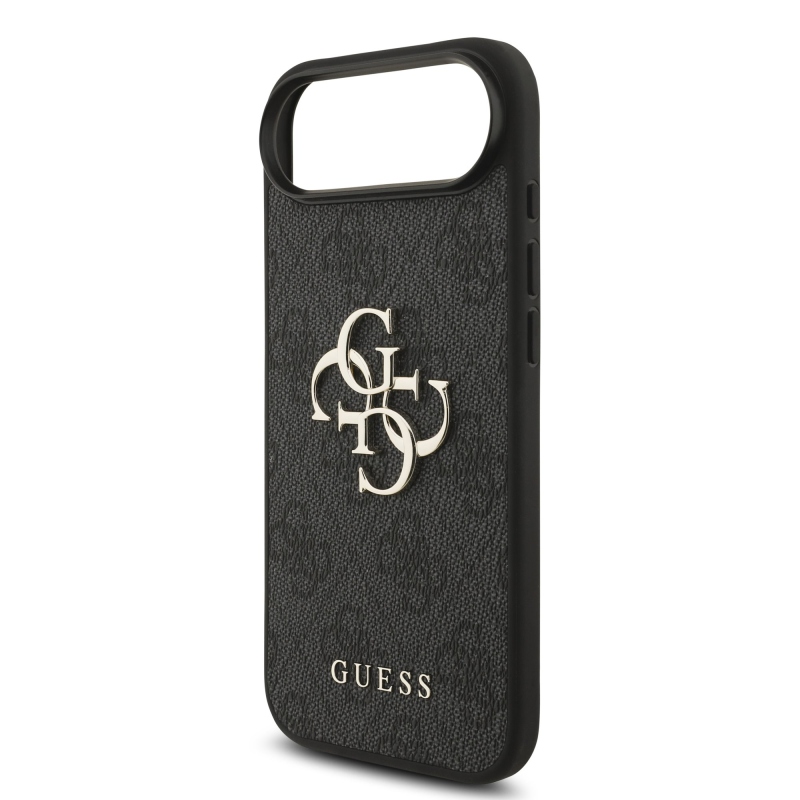 Guess PU 4G Metal Logo Zadní Kryt pro iPhone Air Grey