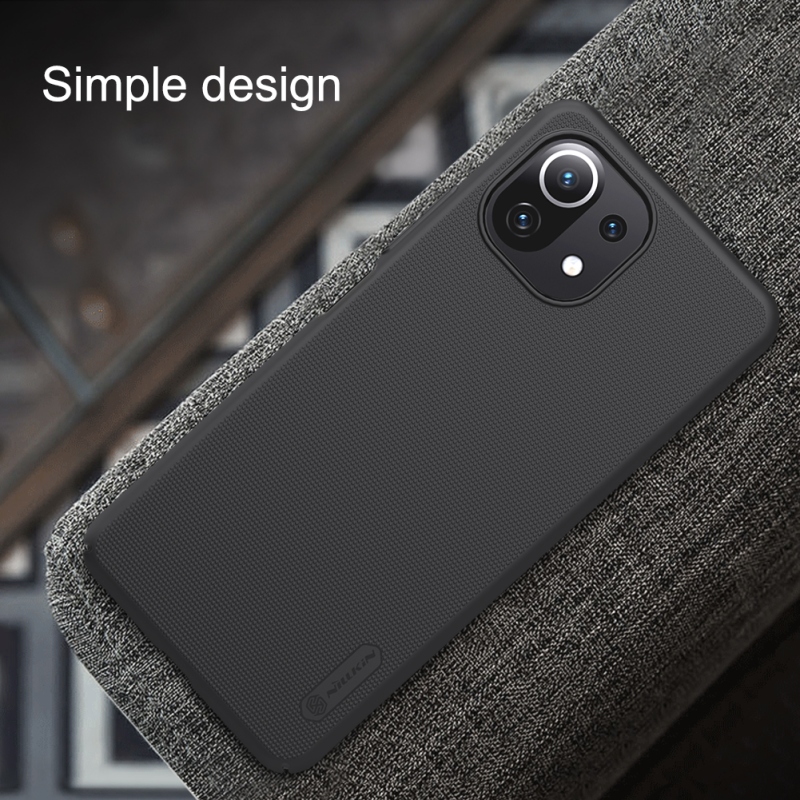 Nillkin Super Frosted Zadní Kryt pro Xiaomi Mi 11 Lite 4G/5G/5G NE Black