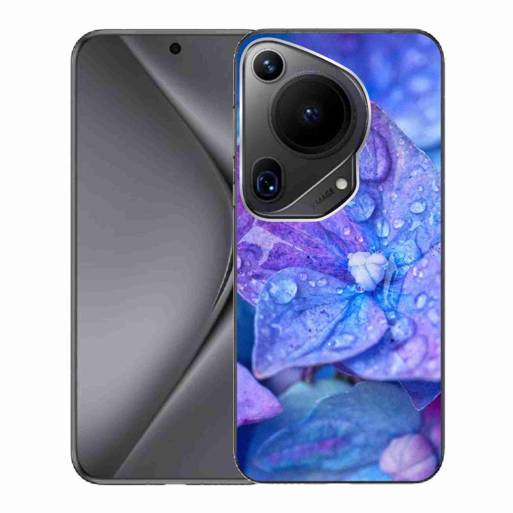 Gelový kryt mmCase na Huawei Pura 70 Ultra - fialový květ