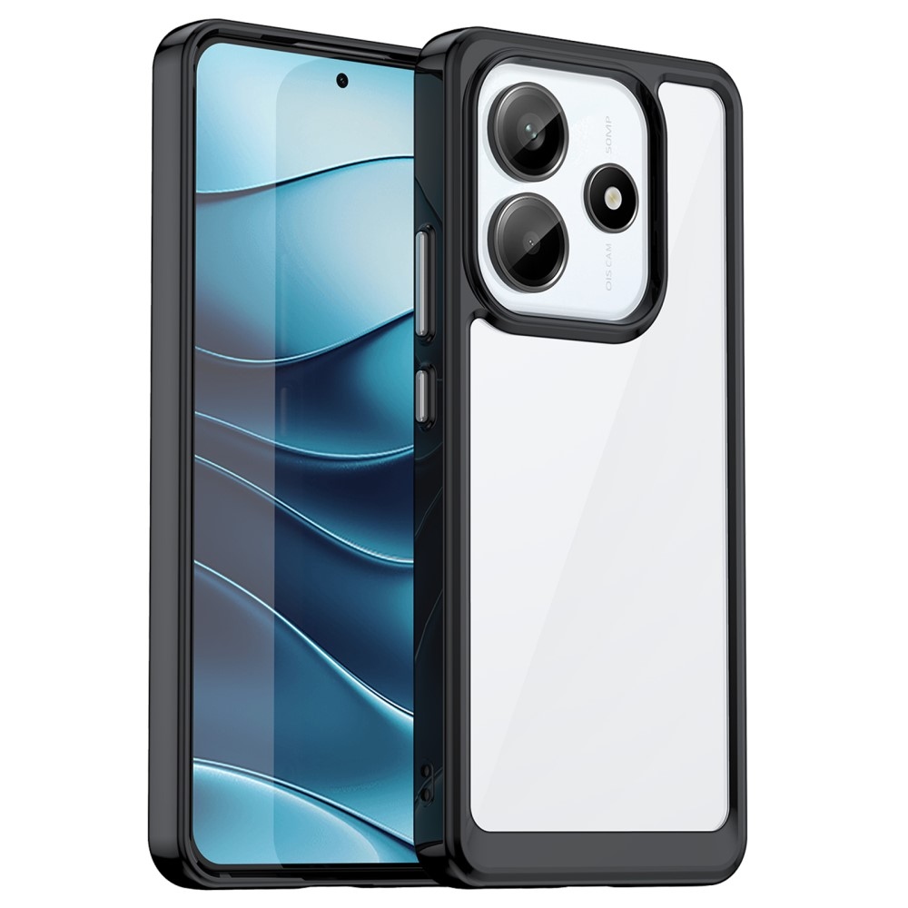 Gelový obal s pevnými zády na Xiaomi Redmi Note 14 5G - černý