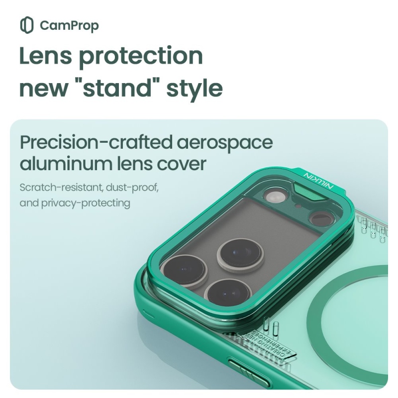 Nillkin Iceblade Prop Magnetic Kryt pro Apple iPhone 17 Pro Max Dark Night Black