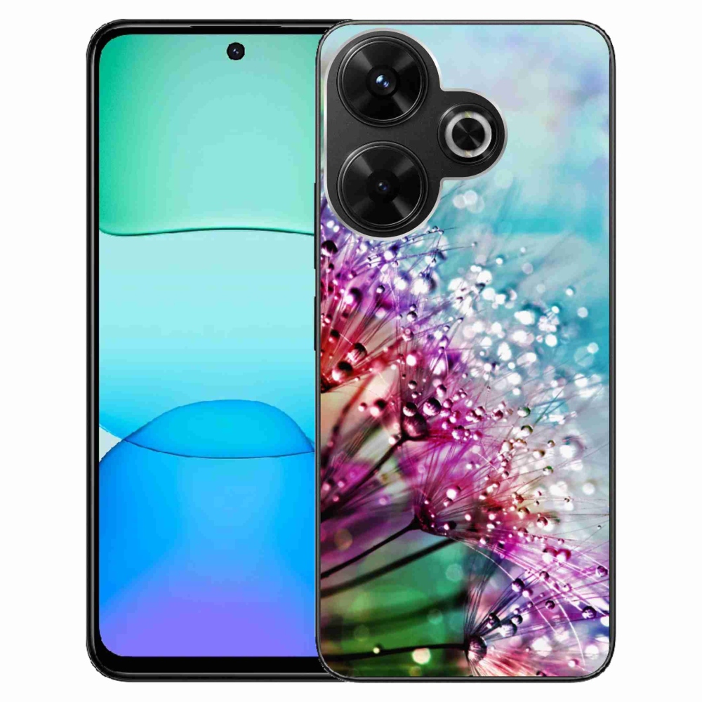 Gelový kryt mmCase na Xiaomi Redmi 13 4G/Poco M6 4G - barevné květy