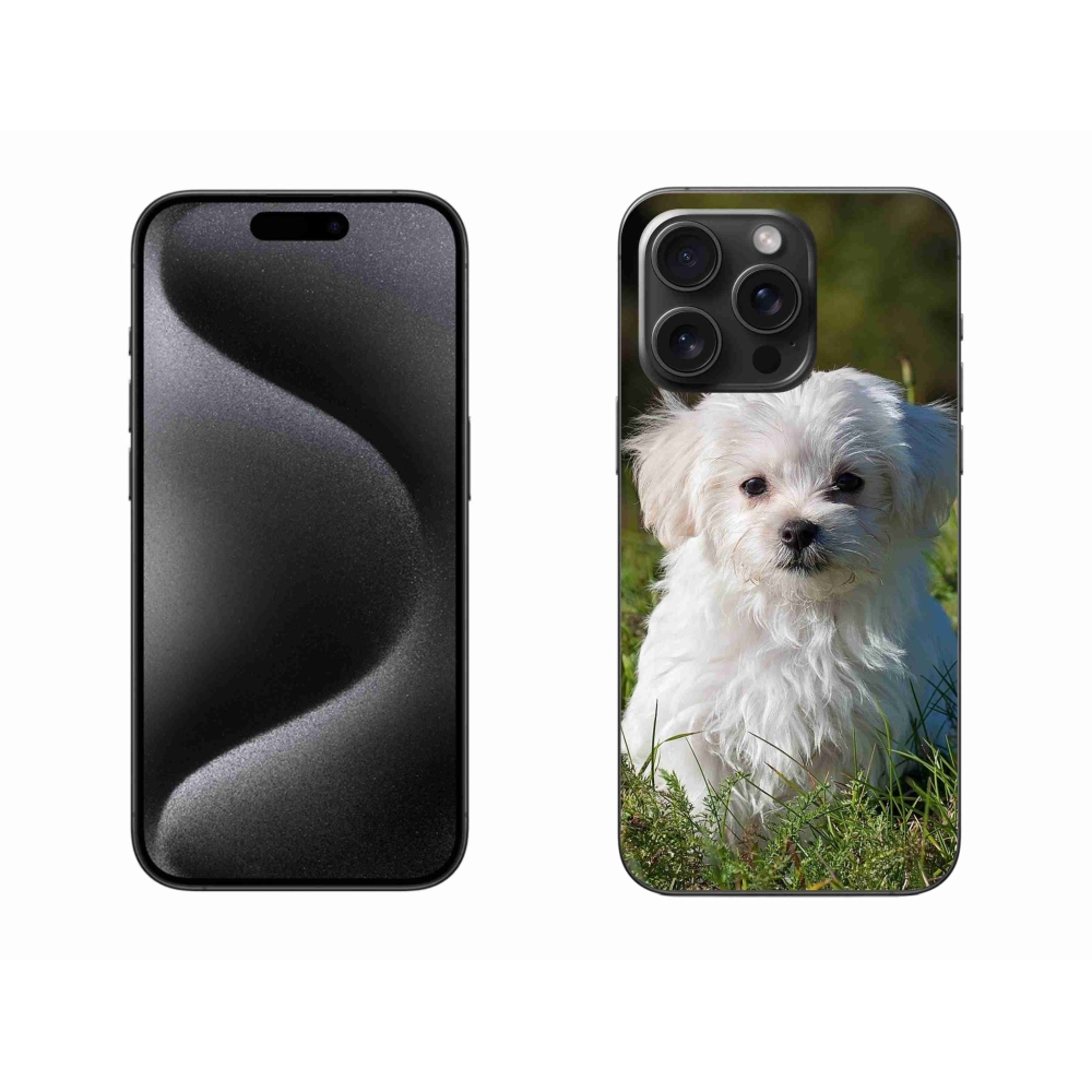 Gelový obal mmCase na iPhone 15 Pro Max - bišonek