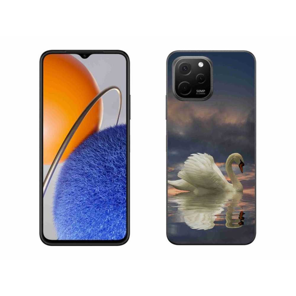Gelový kryt mmCase na Huawei Nova Y61 - labuť