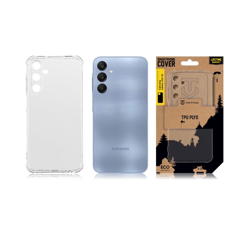 Tactical TPU Plyo Kryt pro Samsung Galaxy A25 5G Transparent 