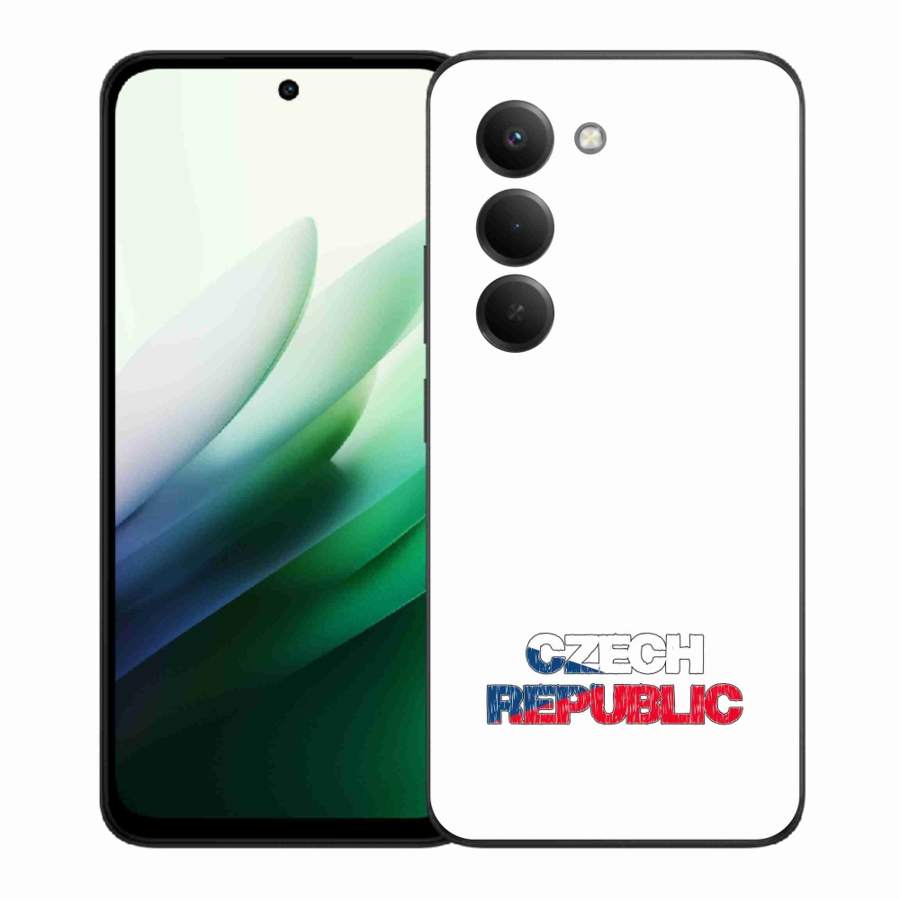Gelový kryt mmCase na Xiaomi Redmi 15 5G (169mm) - Czech Republic bílé pozadí