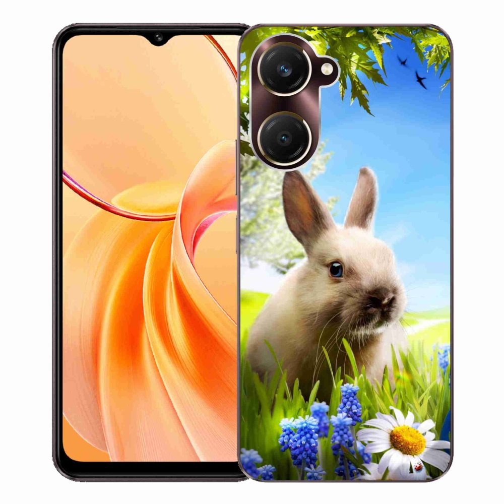 Gelový kryt mmCase na Vivo Y28s 5G - zajíček