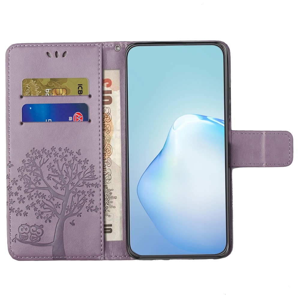 Tree knížkové pouzdro na Xiaomi Redmi 12 4G/5G - světlefialové