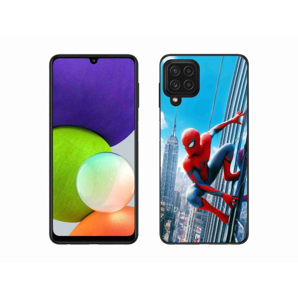 Gelový kryt mmCase na Samsung Galaxy A22 4G - spiderman