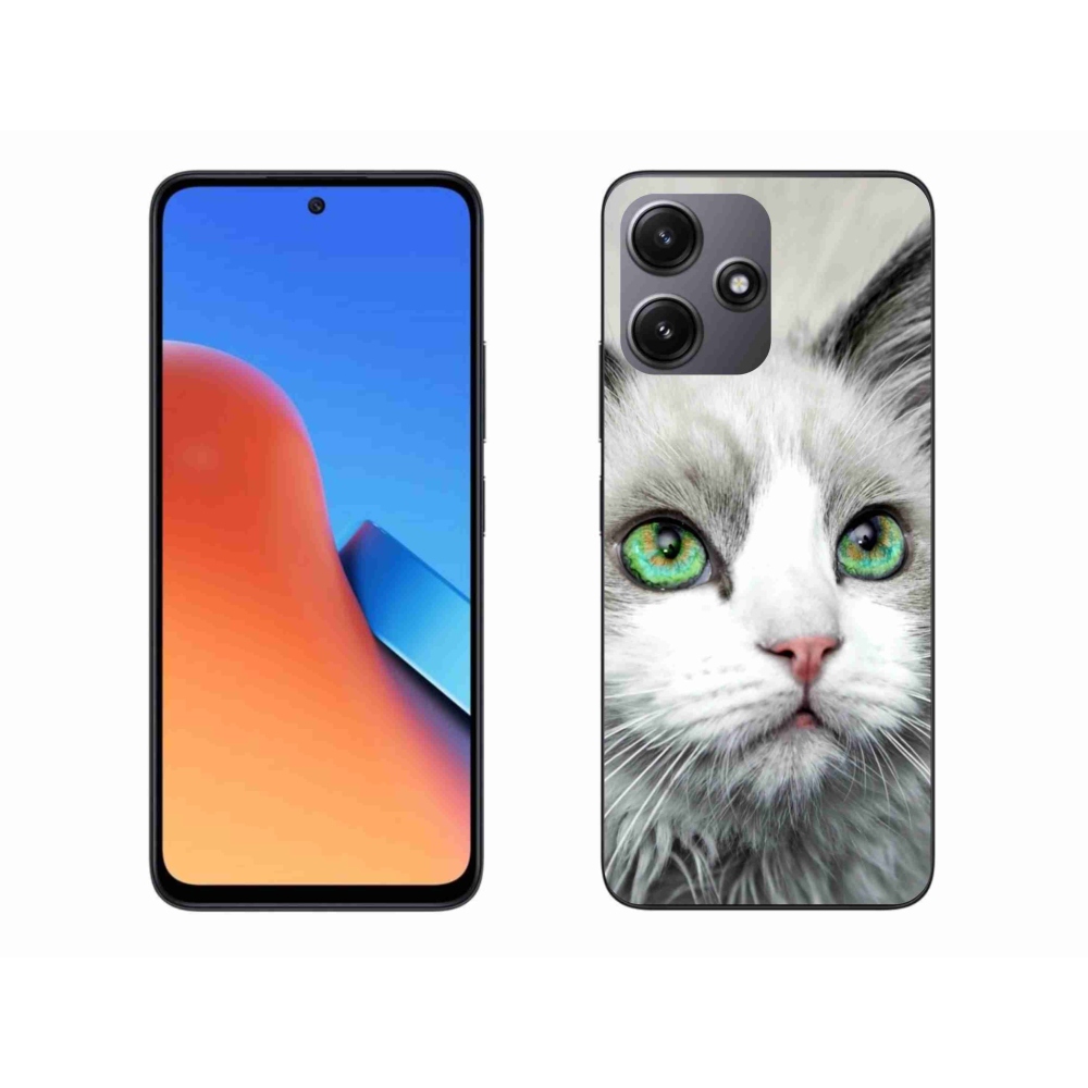 Gelový kryt mmCase na Xiaomi Redmi 12 5G - kočičí pohled