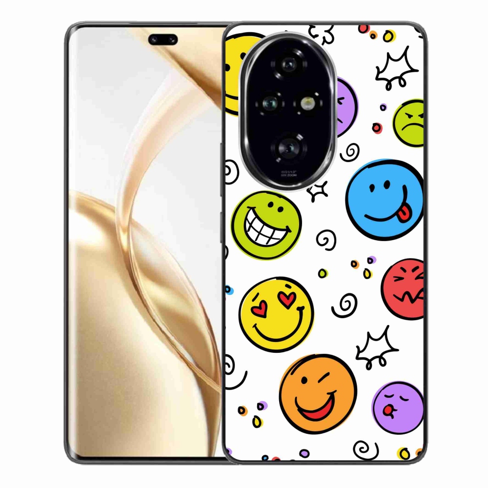 Gelový kryt mmCase na Honor 200 Pro 5G - smajlíci