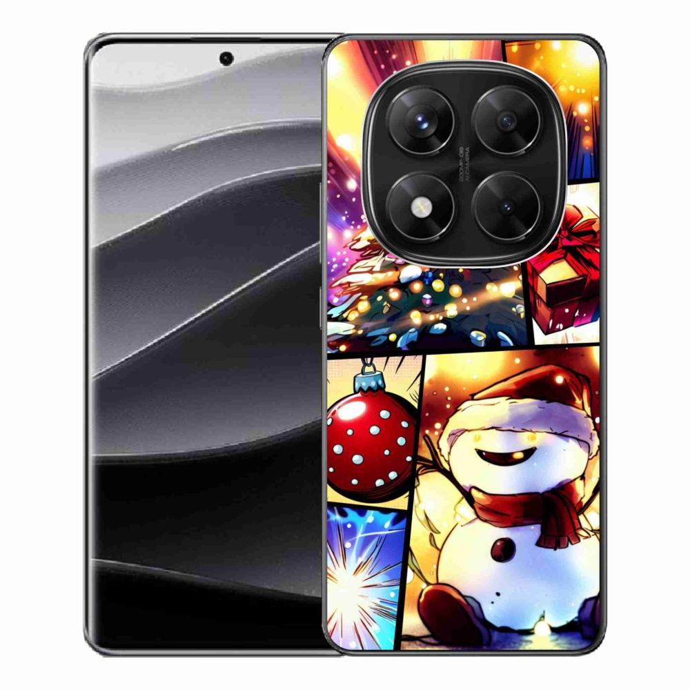 Gelový kryt mmCase na Xiaomi Redmi Note 14 Pro 5G/Poco X7 5G - vánoční motivy 1