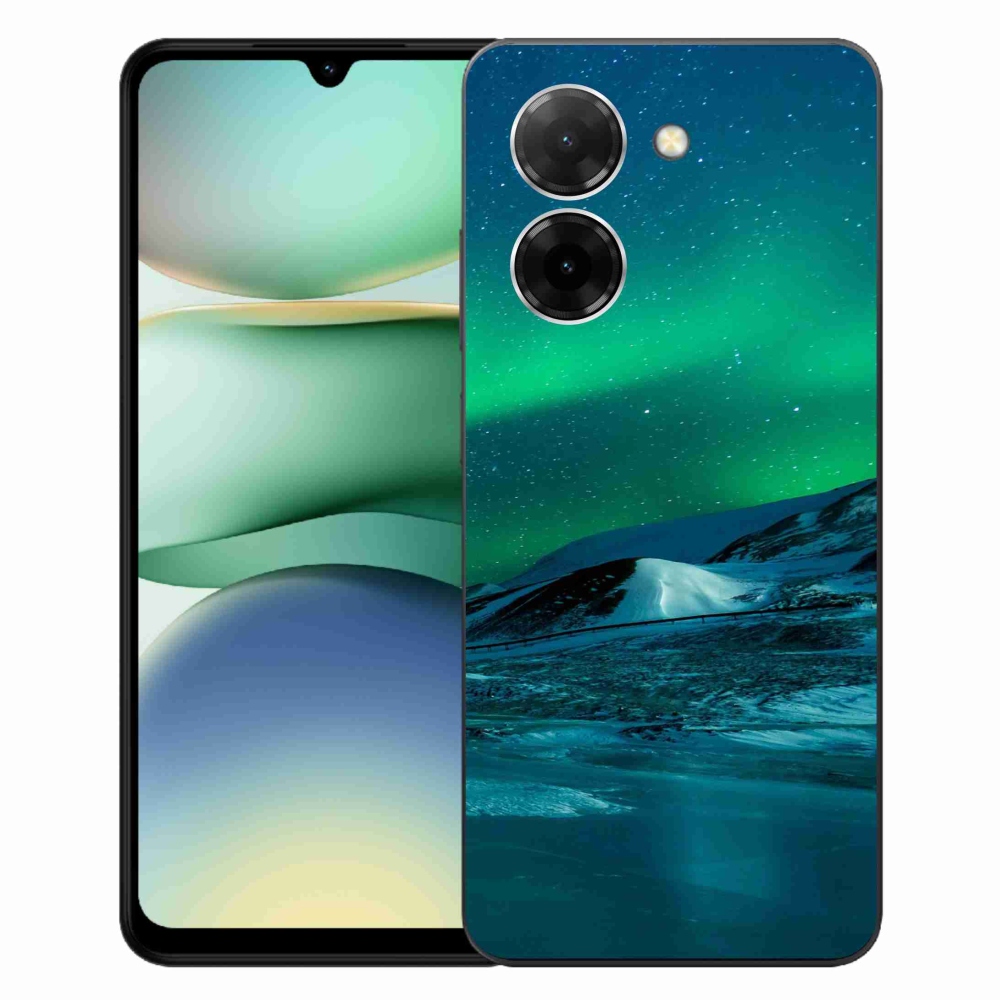 Gelový kryt mmCase na Xiaomi Redmi A5 (173.45x79.35x8.45mm) - polární záře