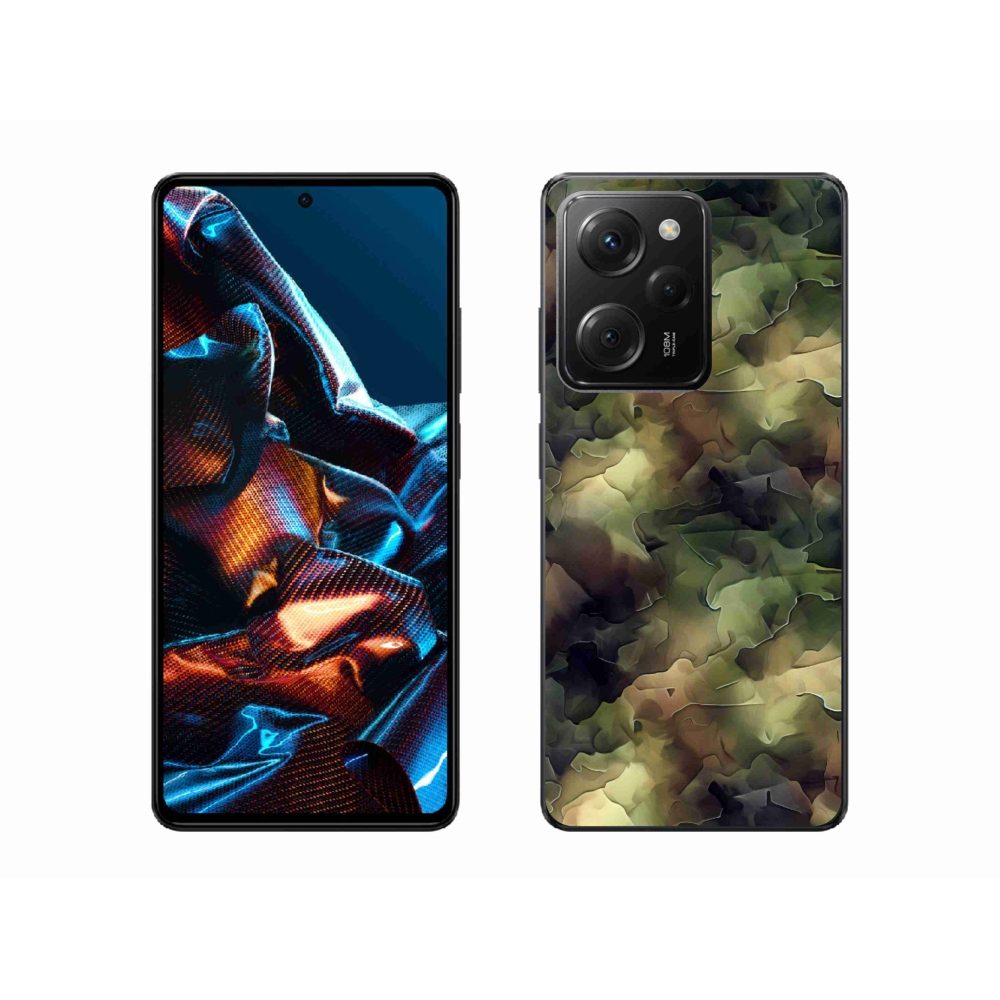 Gelový kryt mmCase na Xiaomi Poco X5 Pro 5G - maskáčový vzor 10