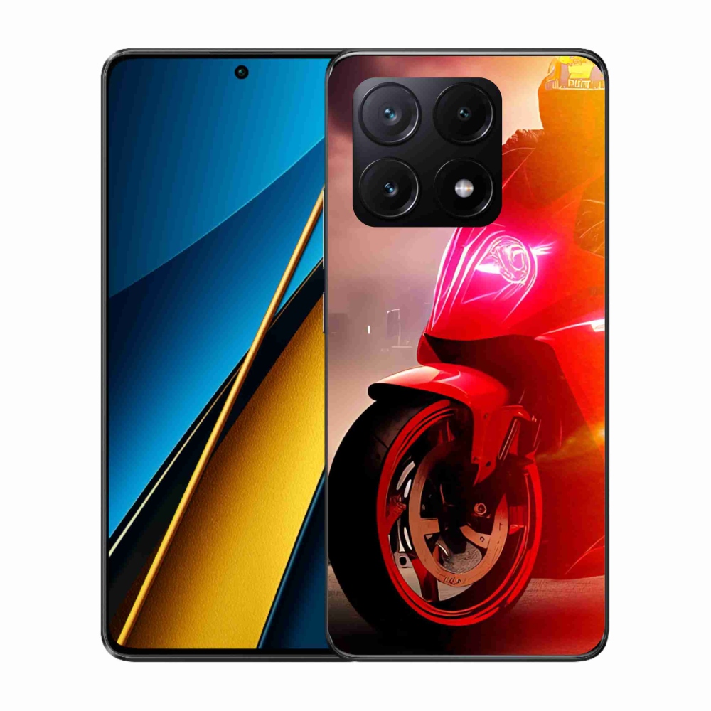 Gelový kryt mmCase na Xiaomi Poco X6 Pro 5G - motorka