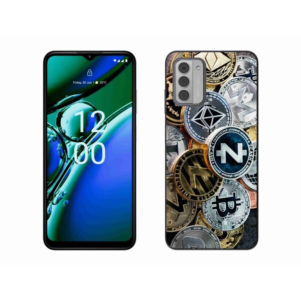Gelový kryt mmCase na Nokia G42 - kryptoměny