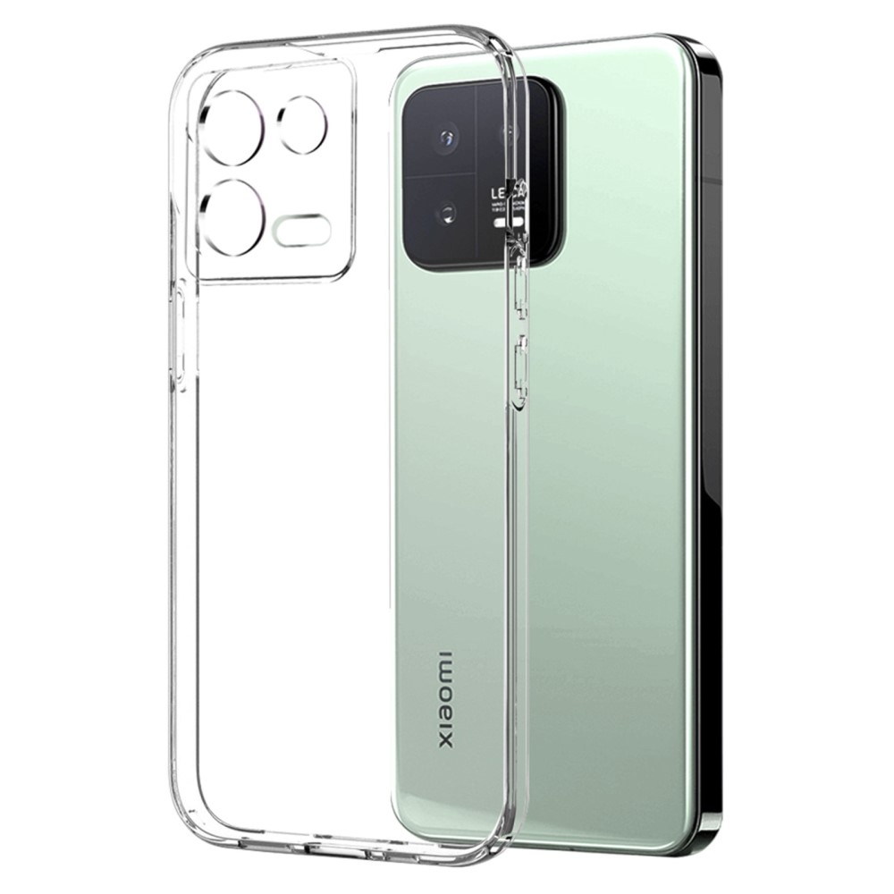 NORTHJO průhledný gelový obal + tvrzené sklo na Xiaomi 13 - průhledný