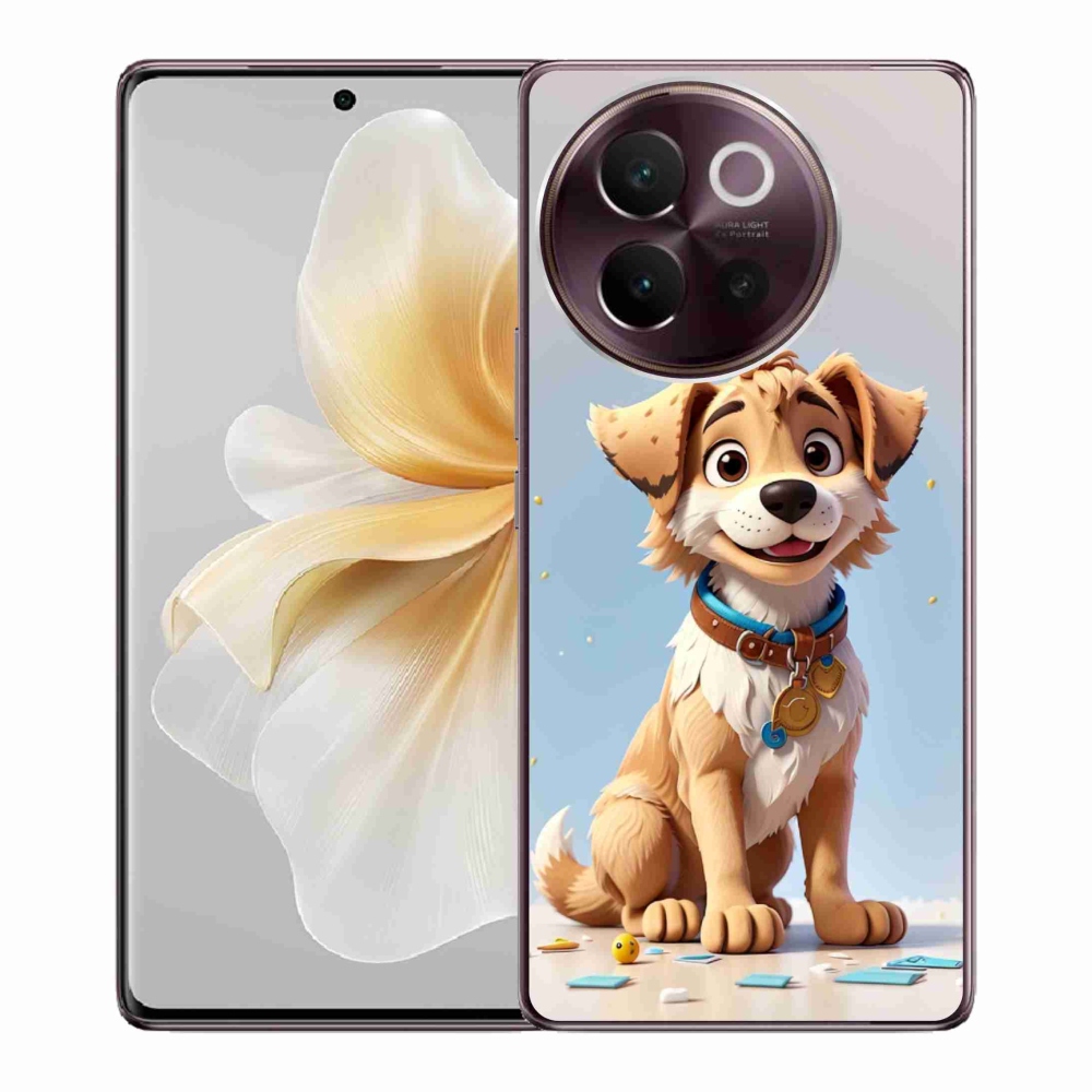 Gelový kryt mmCase na Vivo V40 Lite 5G - kreslené štěně