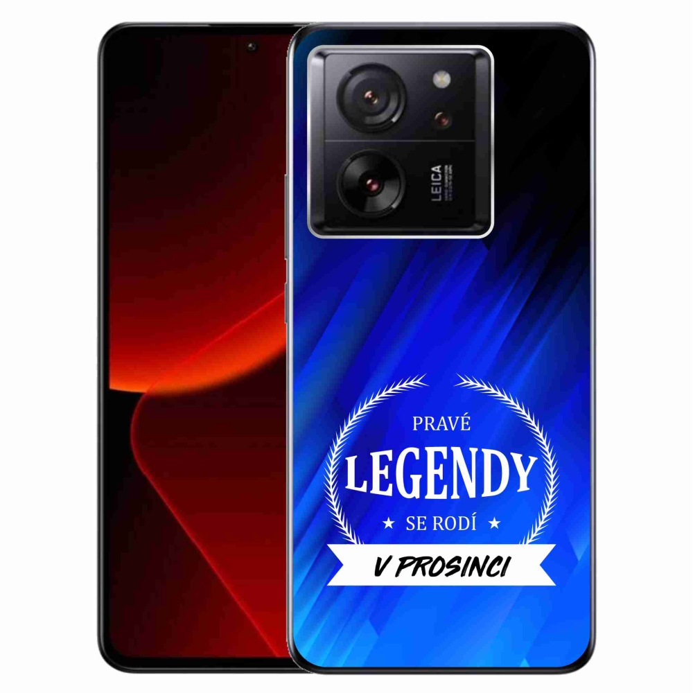 Gelový kryt mmCase na Xiaomi 13T/13T Pro - legendy v prosinci modré pozadí
