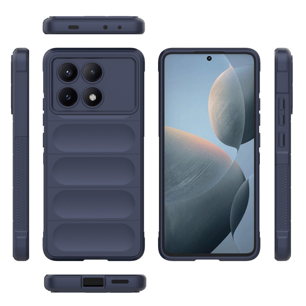 Rugg odolný gelový obal na Xiaomi Poco X6 Pro 5G - tmavěmodrý