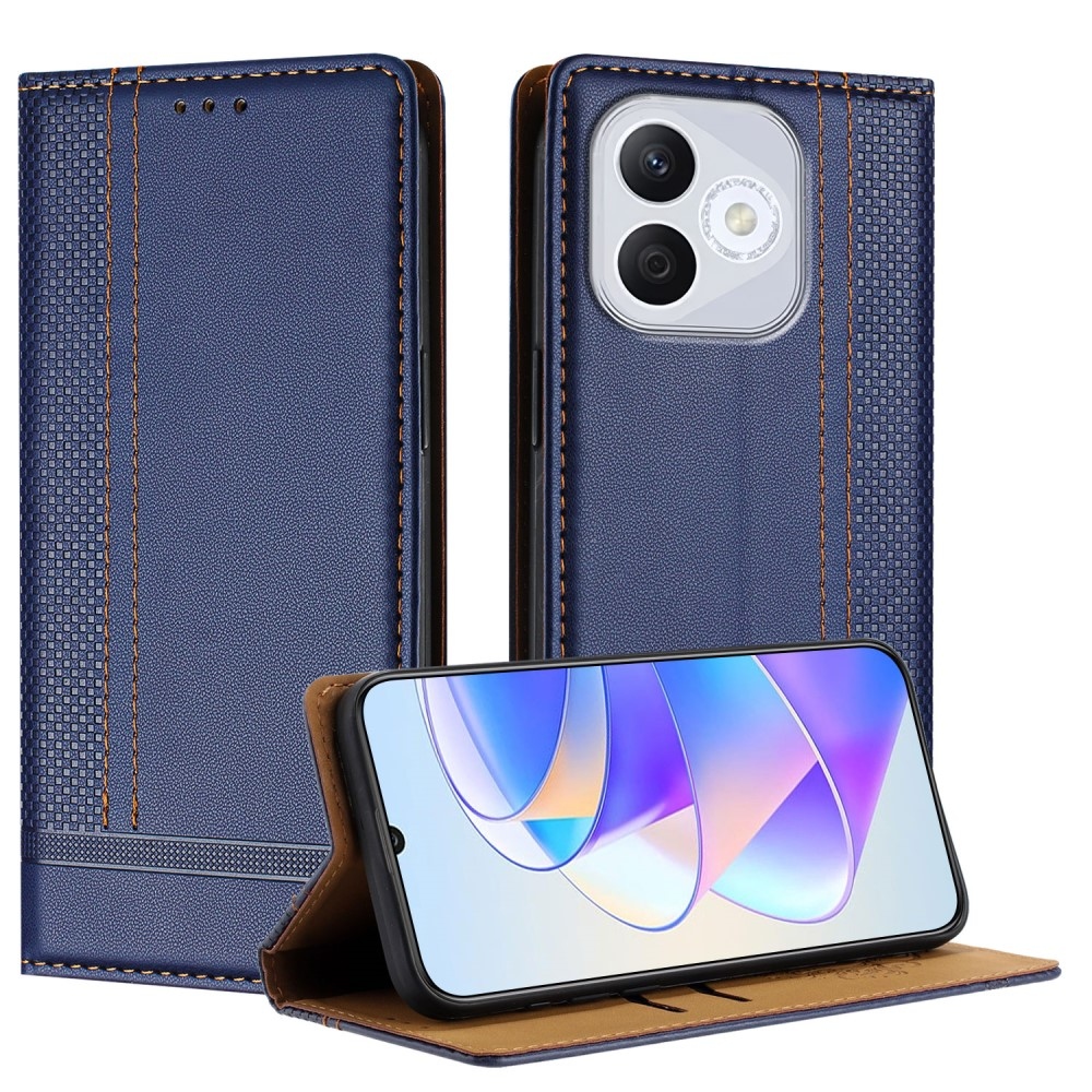 L-Shaped knížkové pouzdro na Honor 400 Lite - modré