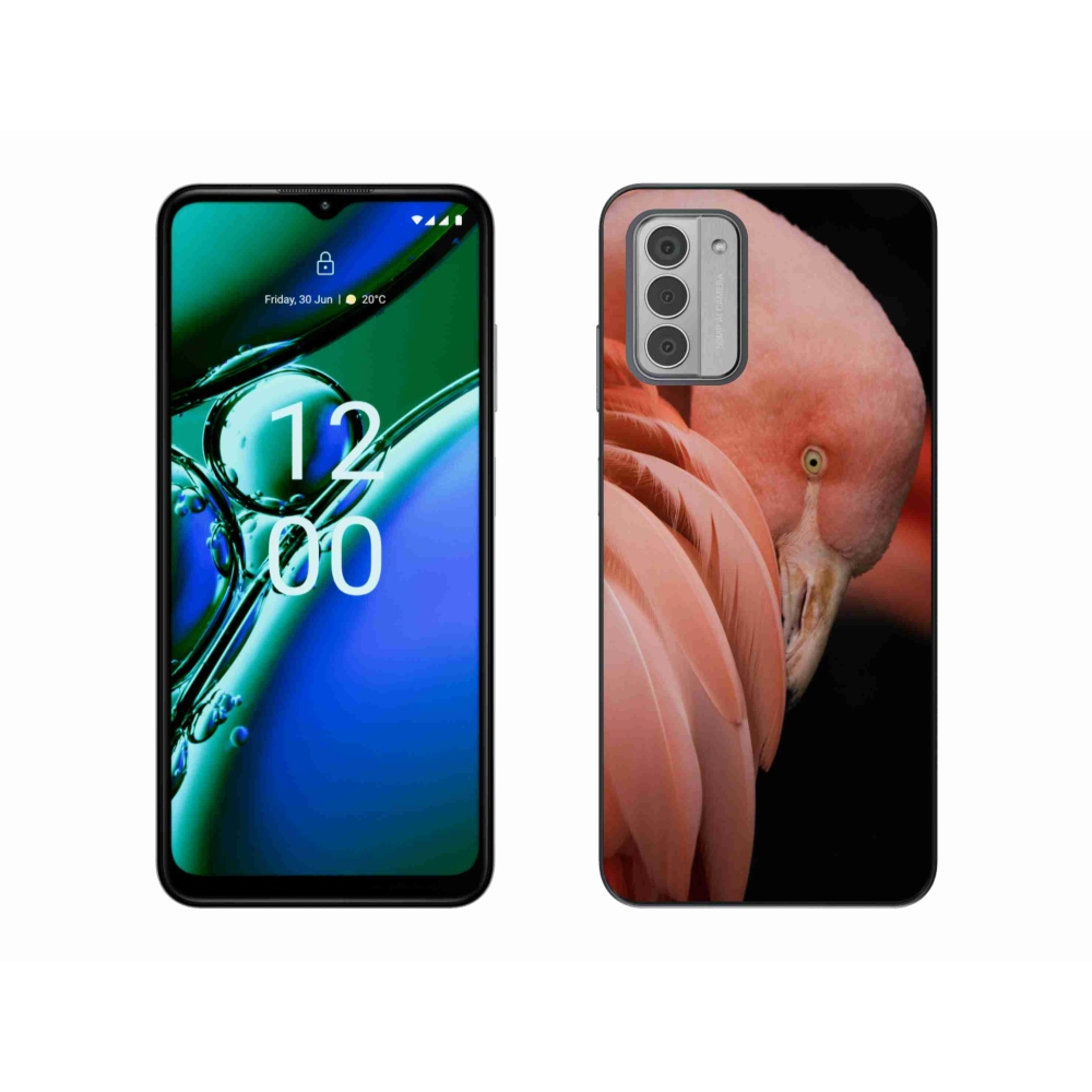 Gelový kryt mmCase na Nokia G42 - plameňák 3