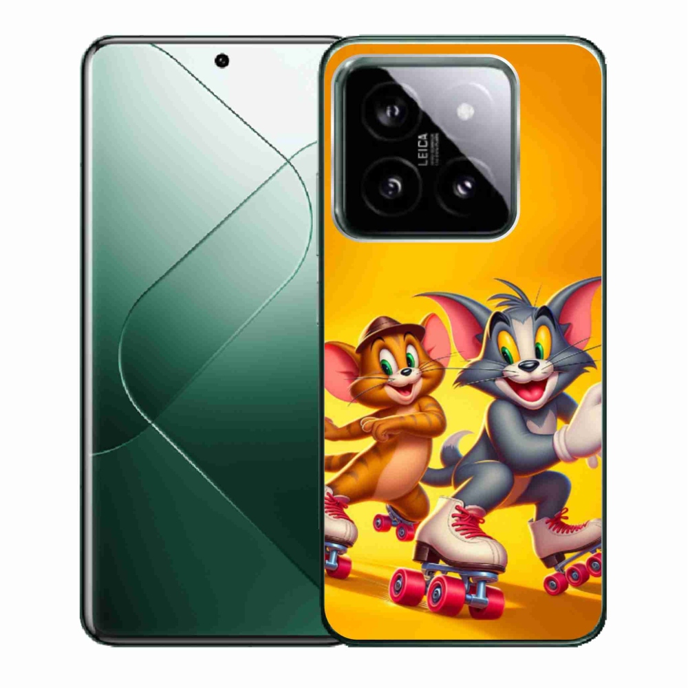 Gelový kryt mmCase na Xiaomi 14 - tom a jerry