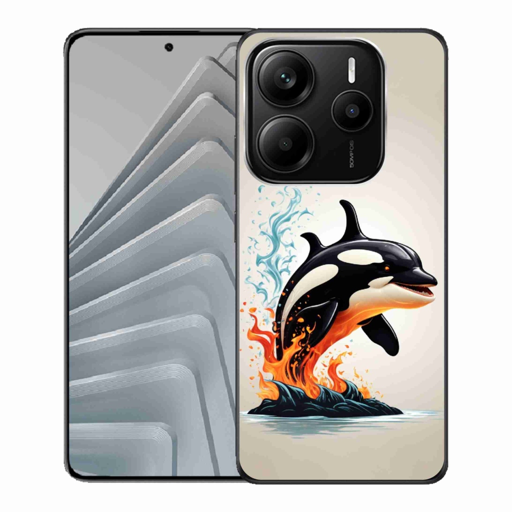 Gelový kryt mmCase na Xiaomi Redmi Note 14 5G - kosatka
