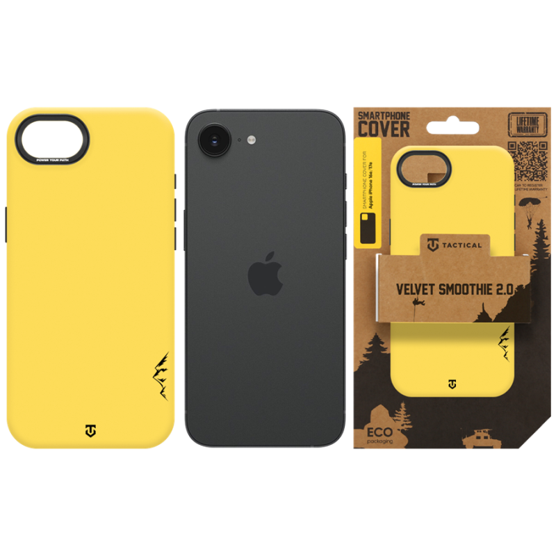 Tactical MagForce Velvet Smoothie 2.0 Kryt pro Apple iPhone 16e/17e Banana