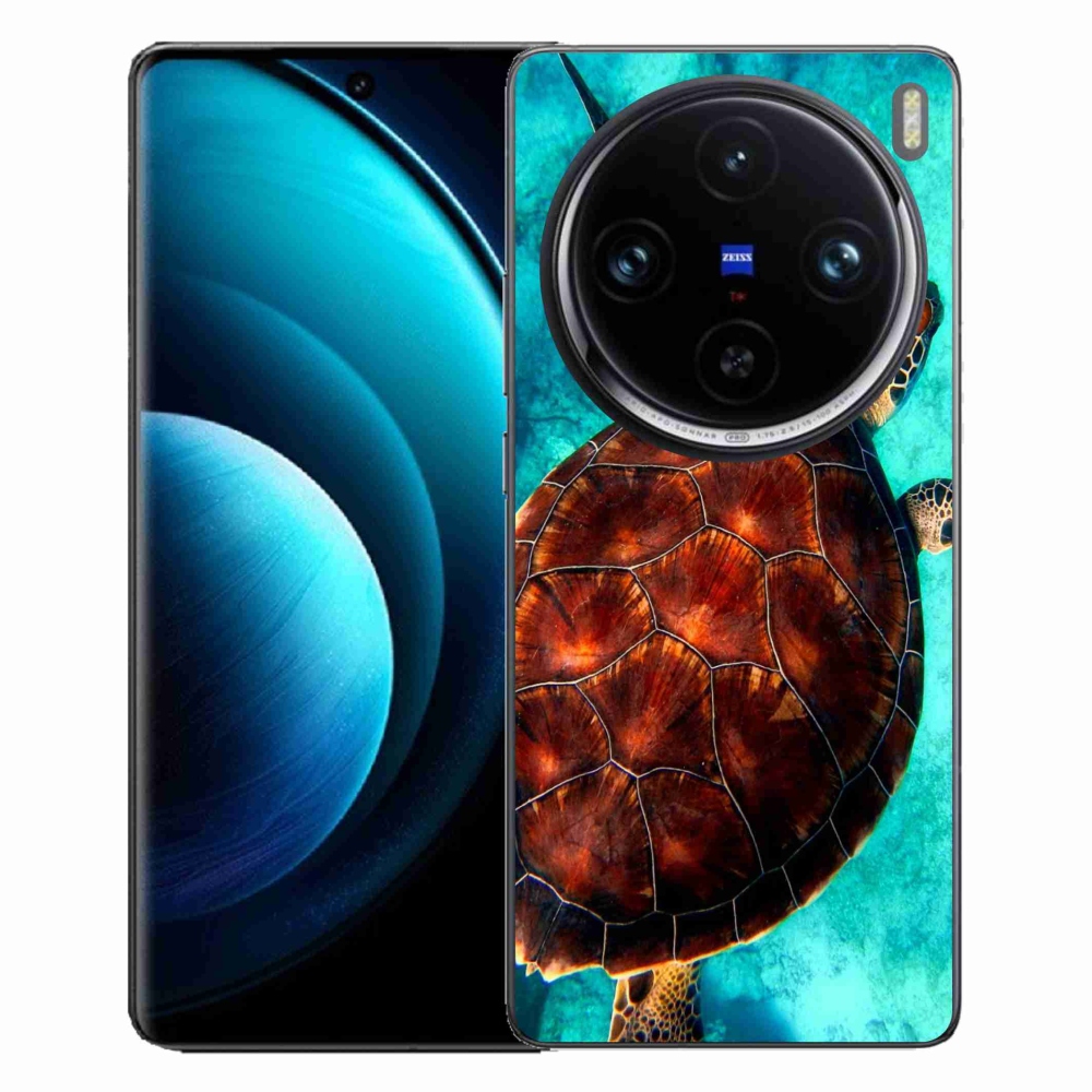 Gelový kryt mmCase na Vivo X100 Pro 5G - želva