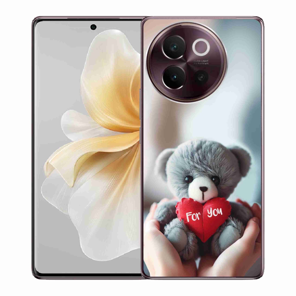 Gelový kryt mmCase na Vivo V40 Lite 5G - medvídek pro zamilované