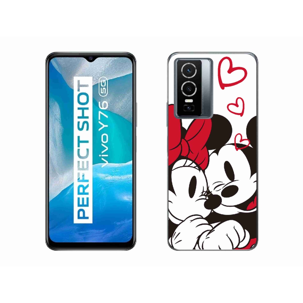 Gelový kryt mmCase na Vivo Y76 5G - minnie a mickey