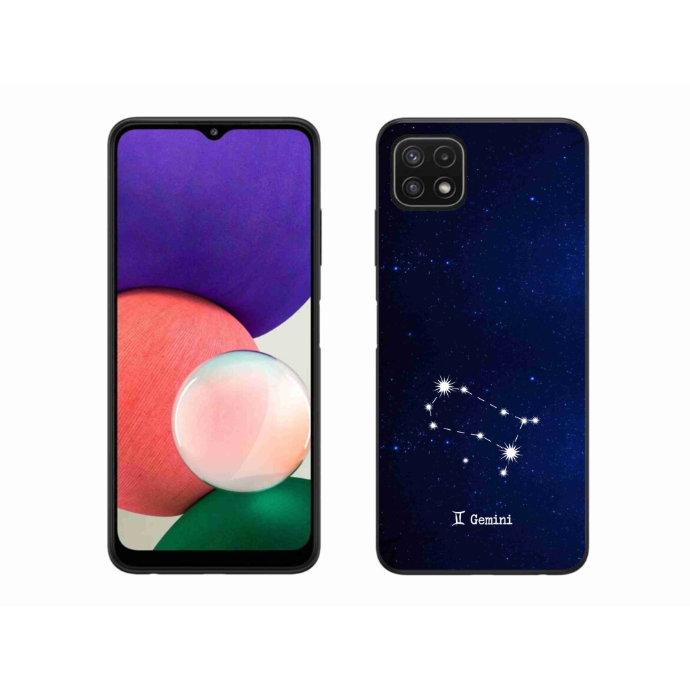 Gelový kryt mmCase na Samsung Galaxy A22 5G - souhvězdí Blíženců