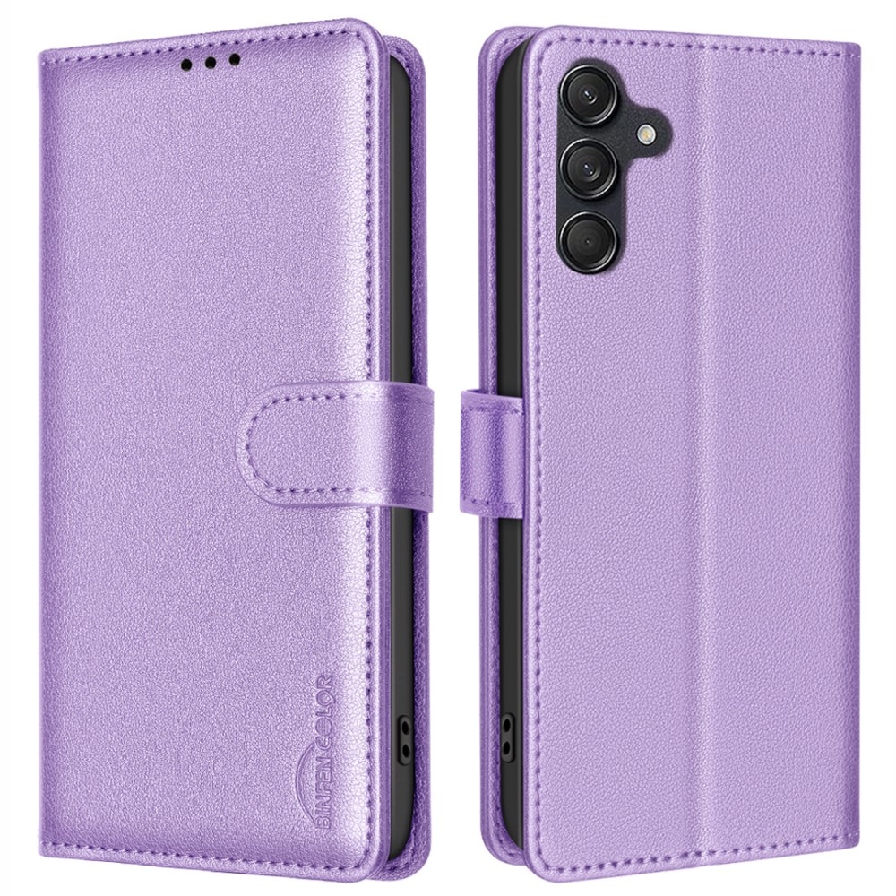 BINFEN knížkové pouzdro na Samsung Galaxy A26 5G - fialové
