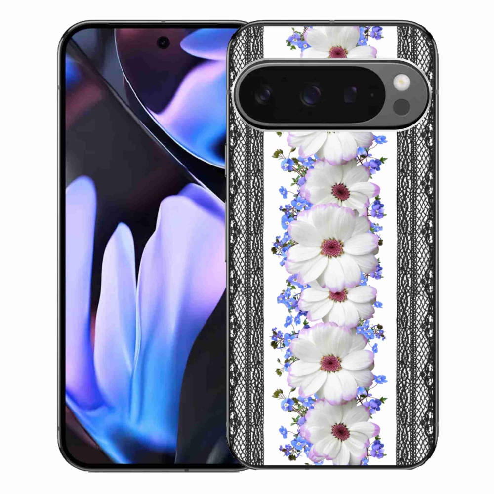 Gelový kryt mmCase na Google Pixel 9 Pro XL - květiny 8