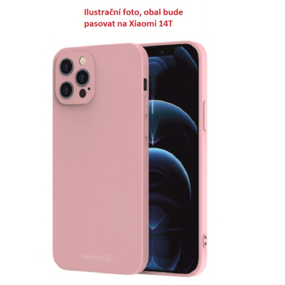 Obal SWISSTEN Soft Joy na Xiaomi 14T - růžový