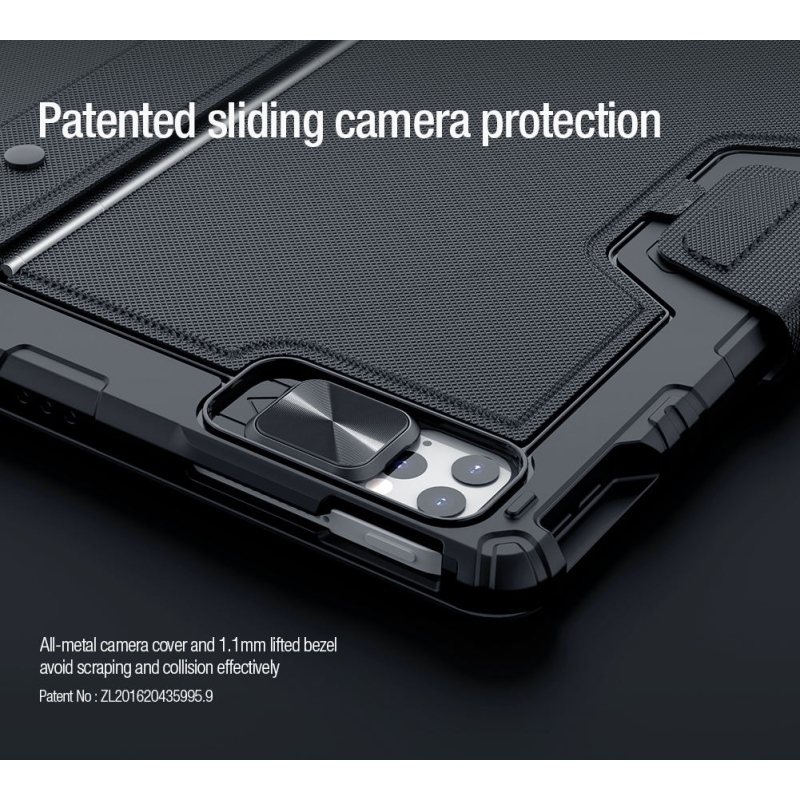 Nillkin Bumper Combo Keyboard Case (Backlit Version) pro iPad 12.9 Pro 2020/2021/2022 Black