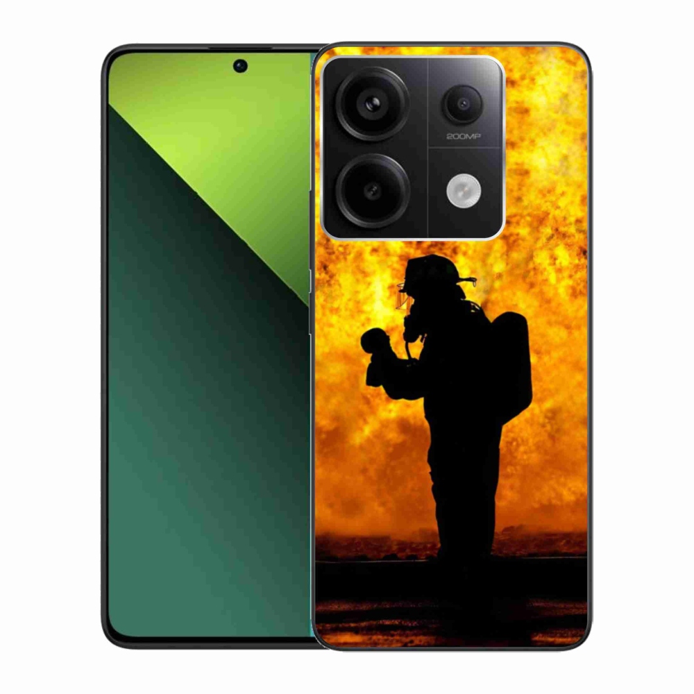 Gelový kryt mmCase na Xiaomi Redmi Note 13 Pro 5G/Poco X6 5G - hasič