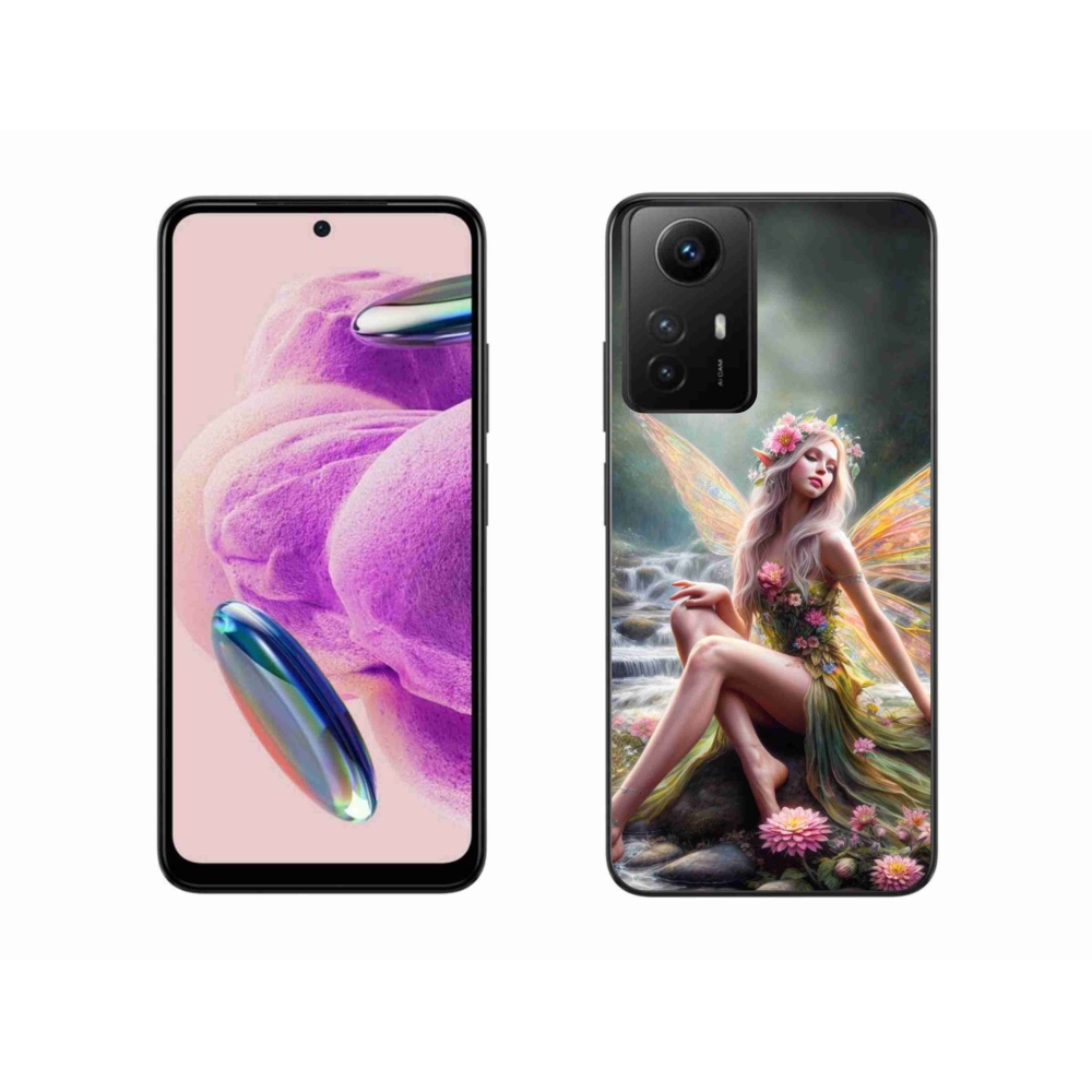 Gelový kryt mmCase na Xiaomi Redmi Note 12S - motýlí žena 1