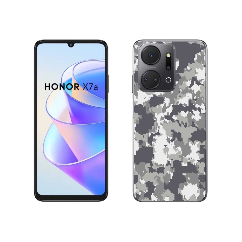 Gelový kryt mmCase na Honor X7a - maskáčový vzor 2