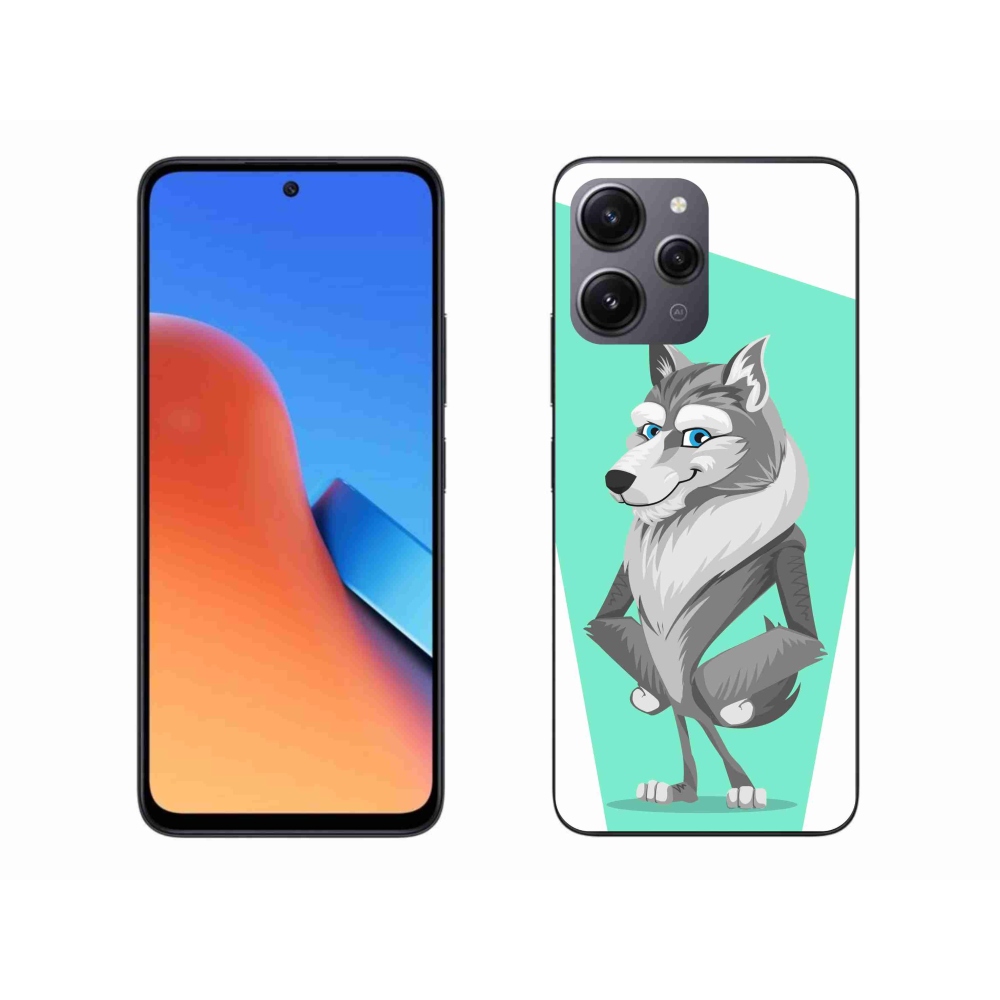 Gelový kryt mmCase na Xiaomi Redmi 12 - kreslený vlk
