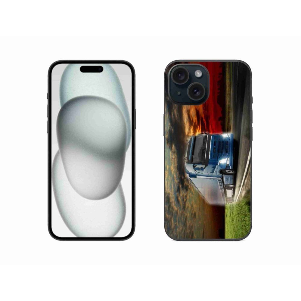 Gelový kryt mmCase na iPhone 15 - kamion 4