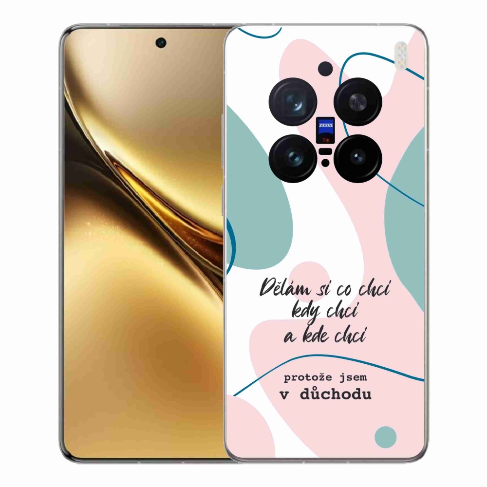 Gelový kryt mmCase na Vivo X200 Pro 5G - vtipný text 10 bílé pozadí
