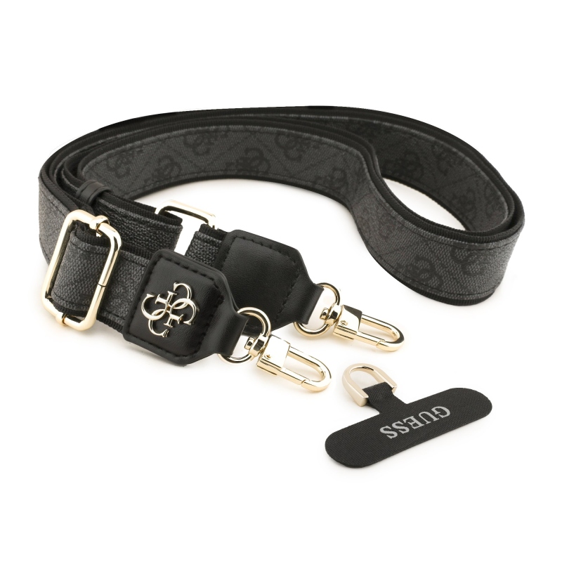 Guess Crossbody Popruh PU 4G Metal Logo Black
