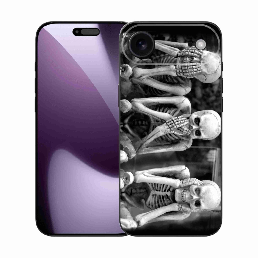 Gelový kryt mmCase na iPhone 17 Air - kostlivci