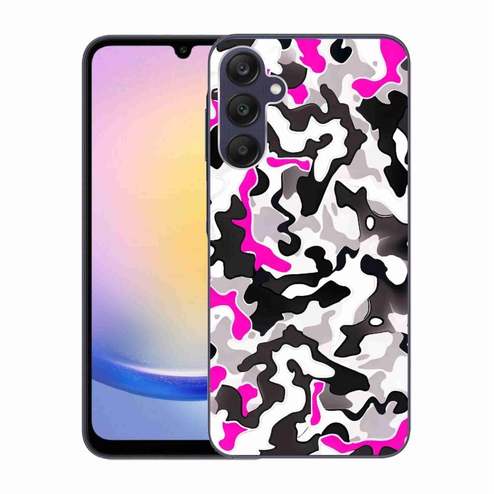 Gelový kryt mmCase na Samsung Galaxy A25 5G - maskáčový vzor 5