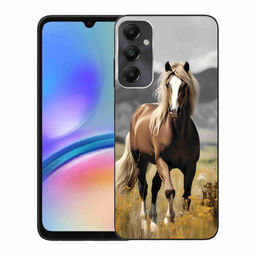 Gelový kryt mmCase na Samsung Galaxy A05s - hnědý kůň 1