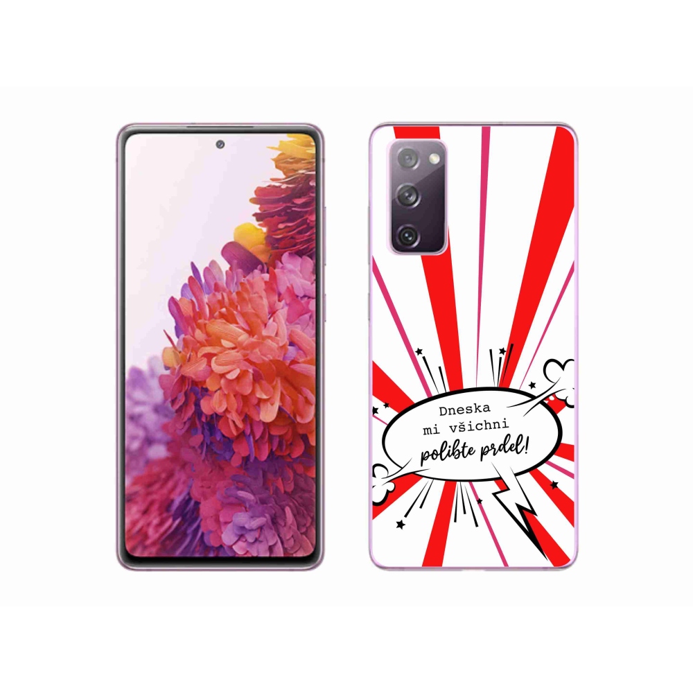 Gelový kryt mmCase na Samsung Galaxy S20 FE - vtipný text 15 bílé pozadí
