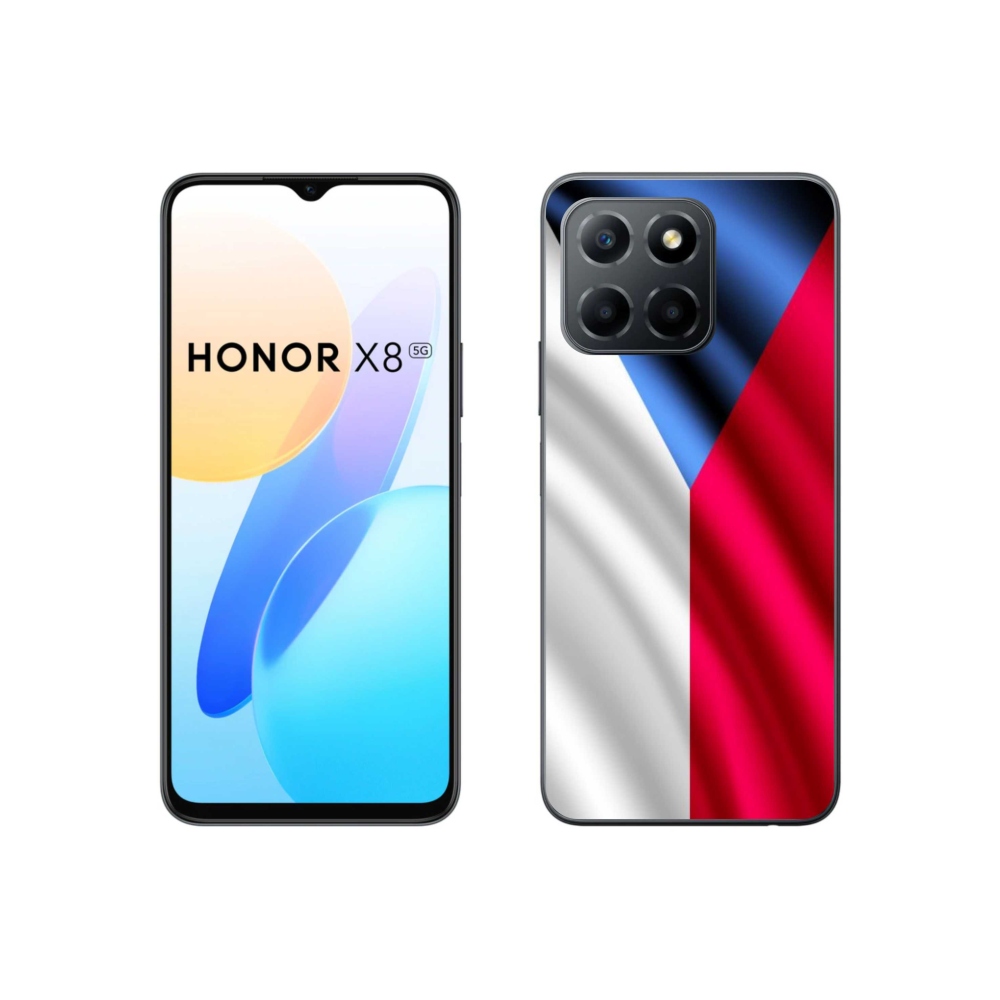 Gelový kryt mmCase na mobil Honor X8 5G/Honor 70 Lite 5G - česká vlajka